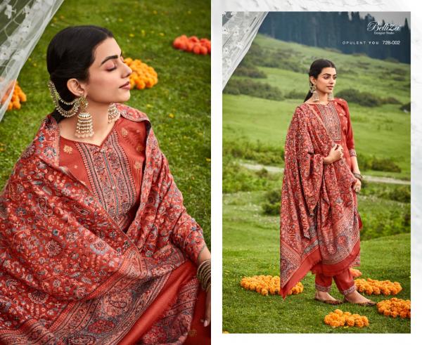 Belliza Izaara Premium Woolen Winter Collection Dress Material